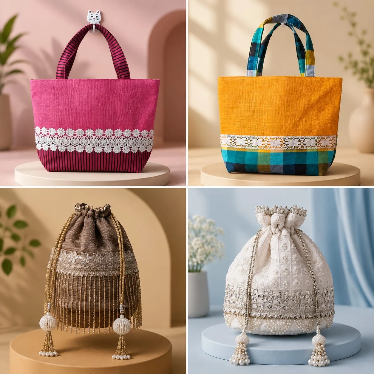 Ethnic Tote and Potli Collection